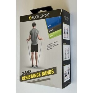 Body Glove Resistance Bands 3 Pack‎ New